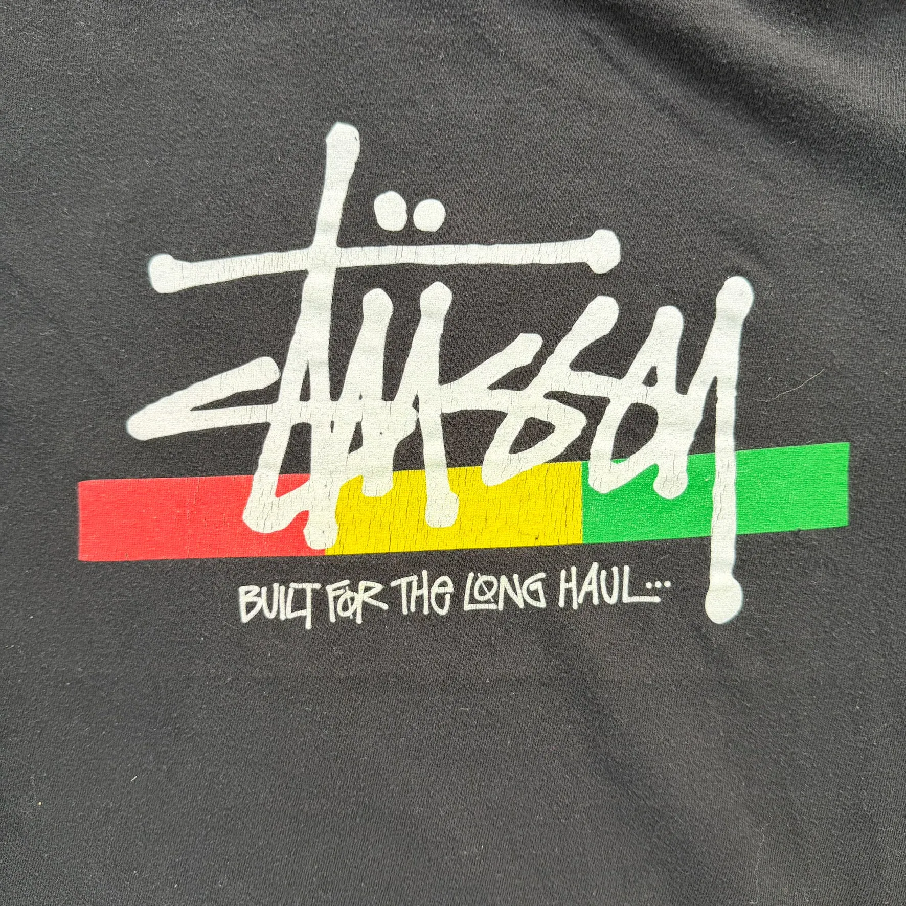 J- Vintage Stussy Built For The Long Haul Text Tee - L sold by HG Vintage product image thumbnail 2