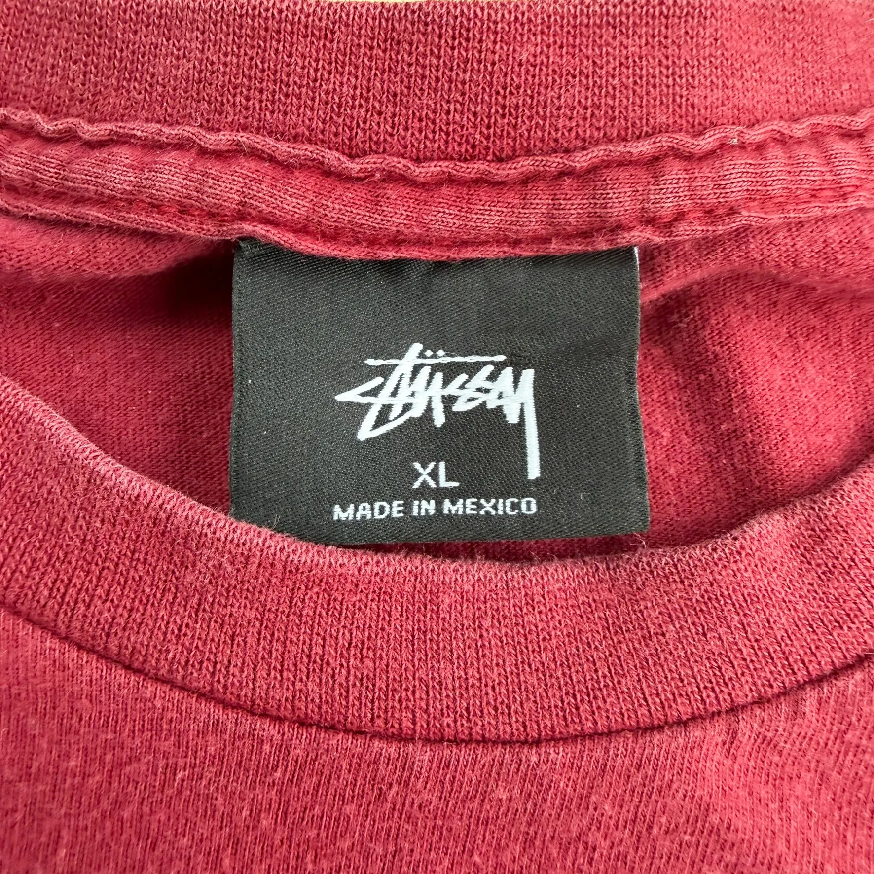 J- Vintage Stussy Text Cities & Flower Graphic Tee - XL sold by HG Vintage product image thumbnail 3