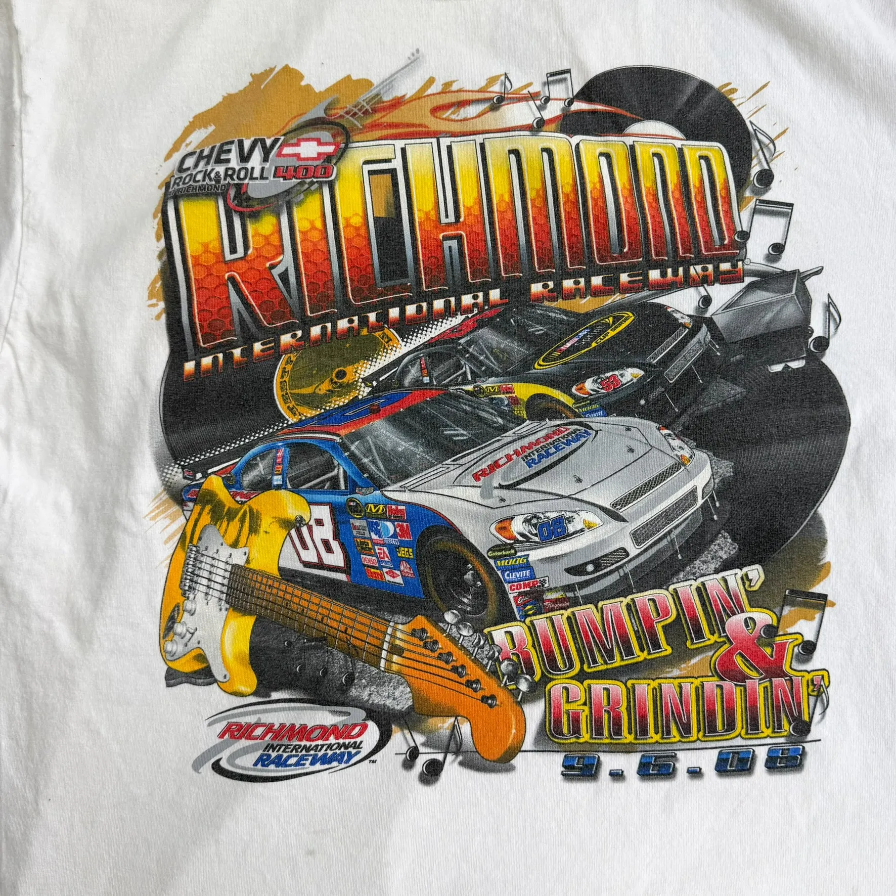 J- Vintage '08 Nascar Chevy Rock & Roll 400 Graphic Tee - XL sold by HG Vintage product image thumbnail 2