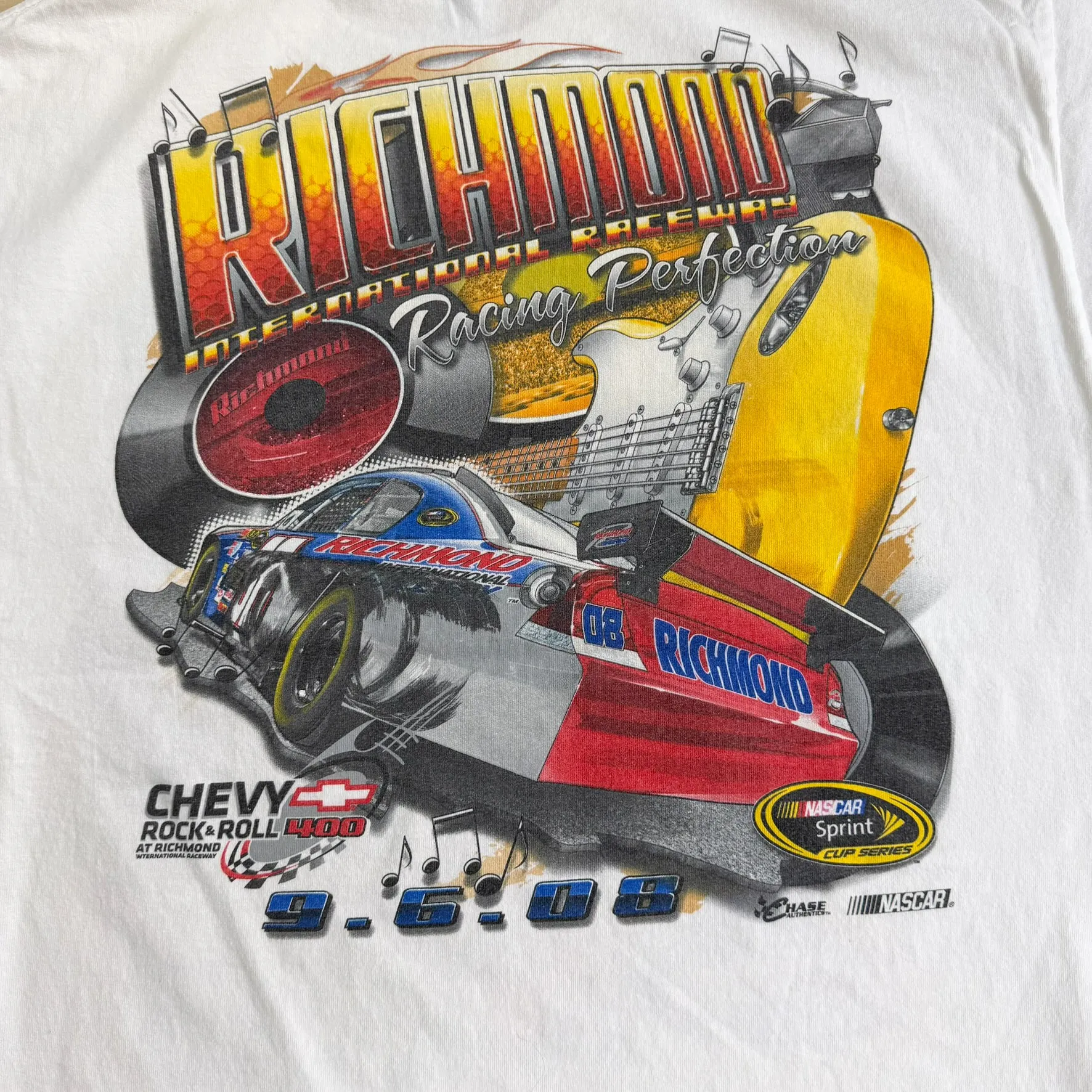 J- Vintage '08 Nascar Chevy Rock & Roll 400 Graphic Tee - XL sold by HG Vintage product image thumbnail 4