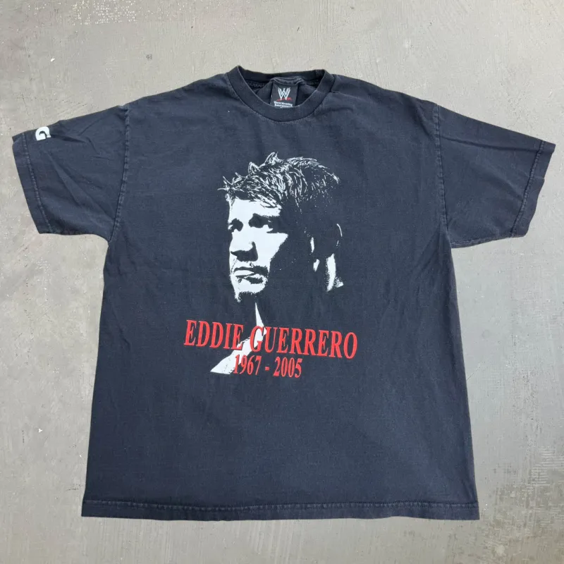 J- Vintage WWE Eddie Guerrero Memorial Graphic Tee - XL made by HG Vintage