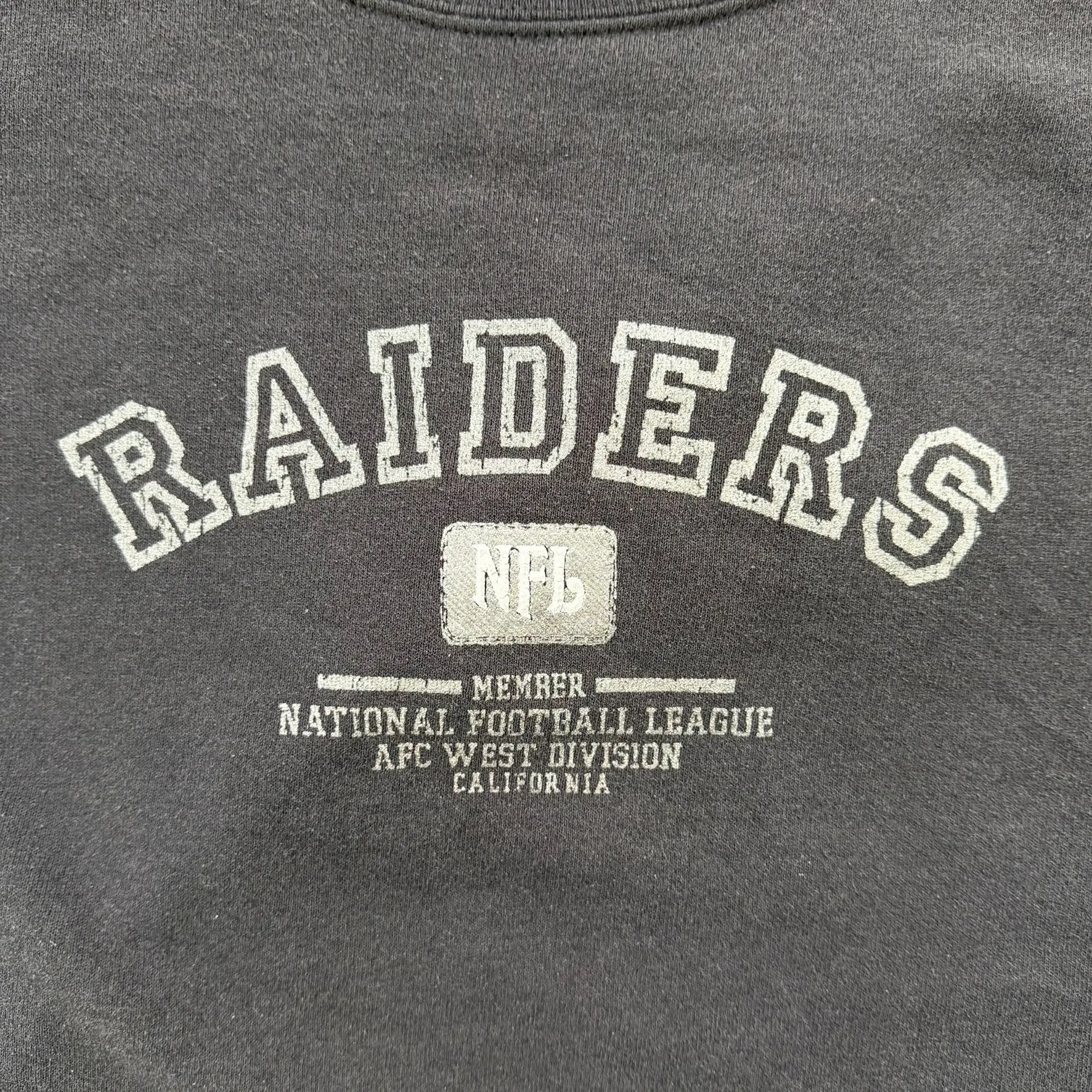 J- Vintage Oakland Raiders NFL Text & Logo Crewneck - XL sold by HG Vintage product image thumbnail 2