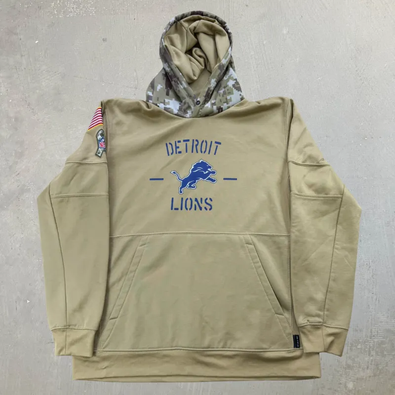 J- Detroit Lions NFL Stafford Veteran On Field Hoodie - L sold by HG Vintage