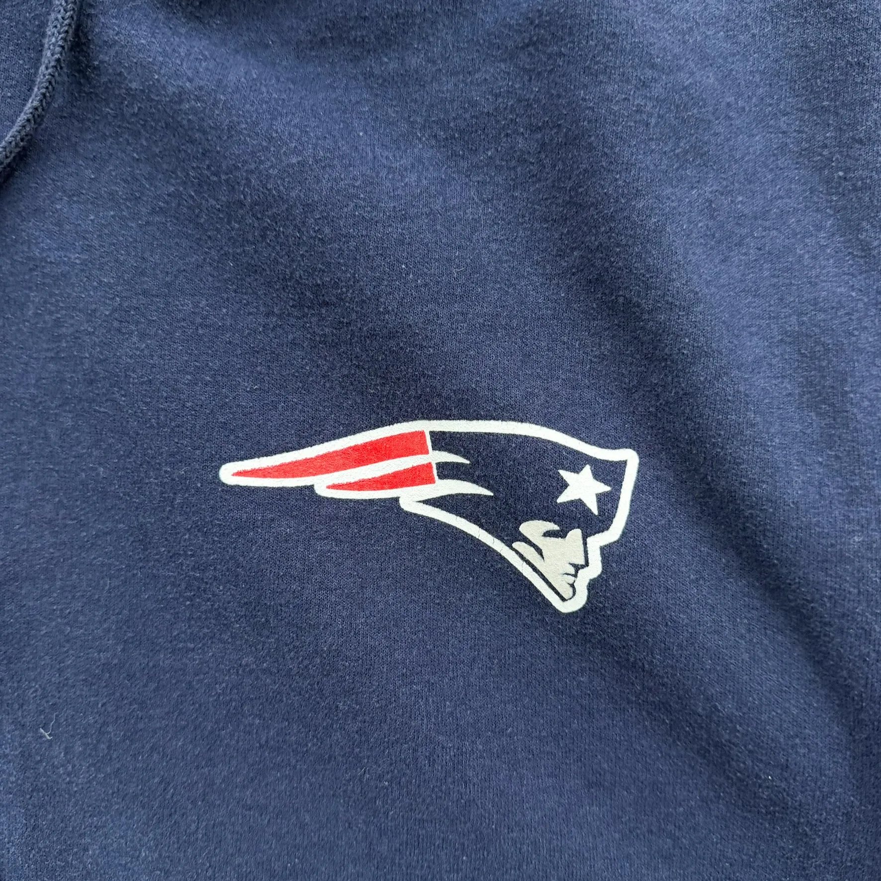 J- Vintage New England Patriots NFL Logo & Text Zip Up Hoodie - L sold by HG Vintage product image thumbnail 2