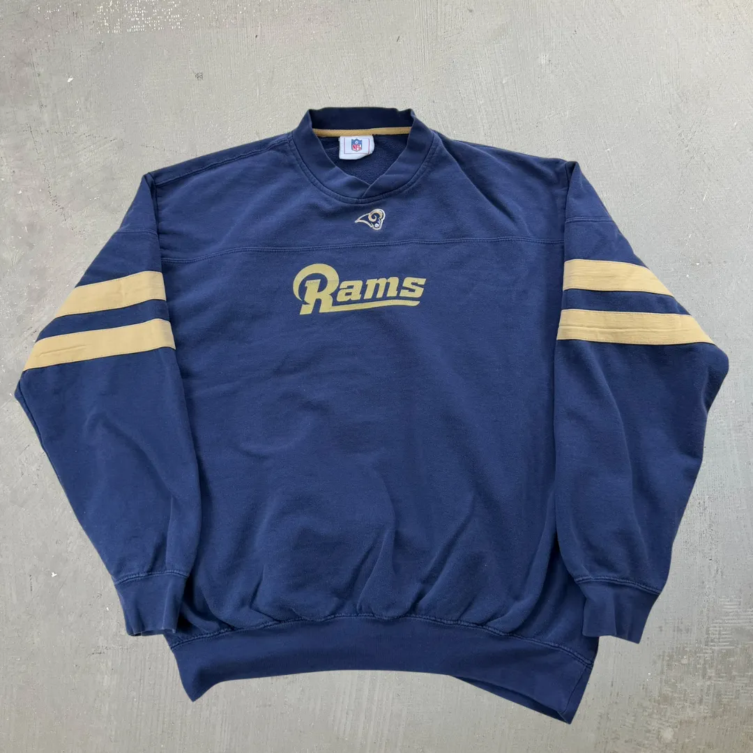 J- Vintage St Louis Rams NFL Graphic Crewneck - L sold by HG Vintage