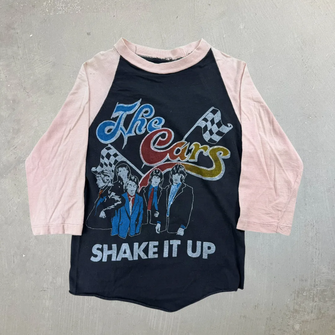 J- Vintage '82 The Cars Live Shake It Up Single Stitch Raglan Tee - M sold by HG Vintage