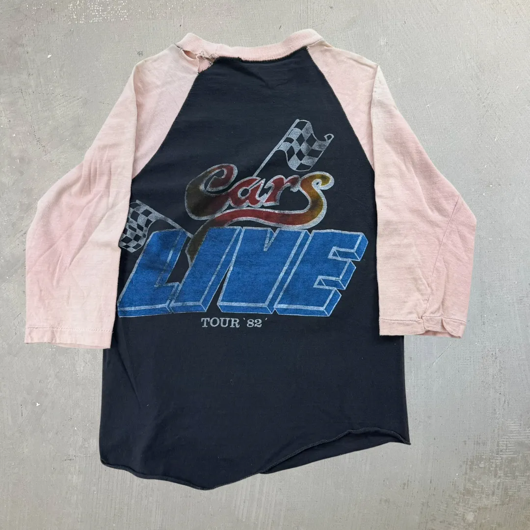J- Vintage '82 The Cars Live Shake It Up Single Stitch Raglan Tee - M sold by HG Vintage product image thumbnail 3