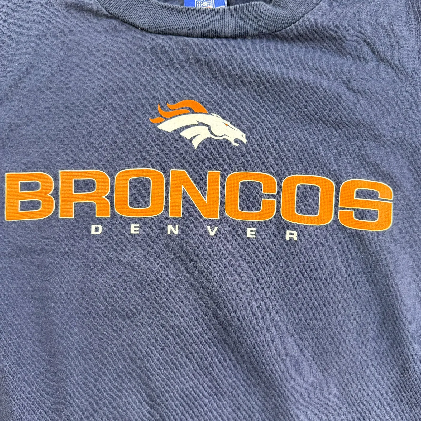 J- Vintage Denver Broncos NFL Reebok Logo & Text Long Sleeve Tee - XL sold by HG Vintage product image thumbnail 2