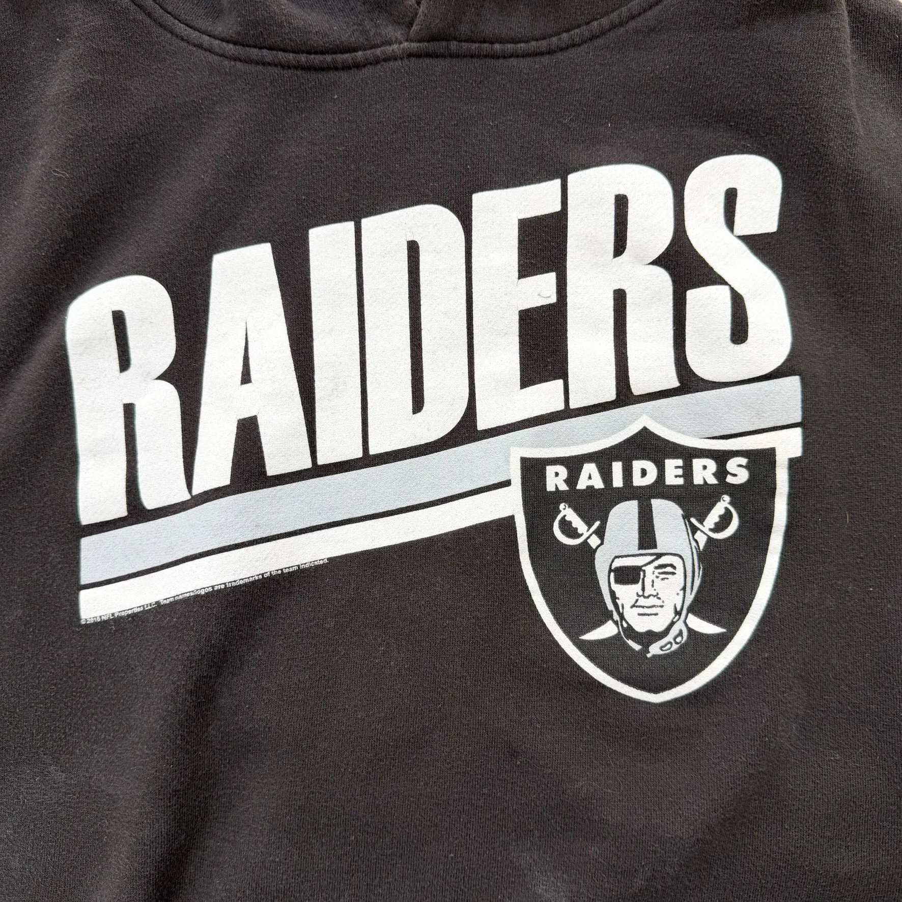 J- '16 Oakland Raiders NFL Text & Logo Hoodie - 2XL sold by HG Vintage product image thumbnail 2