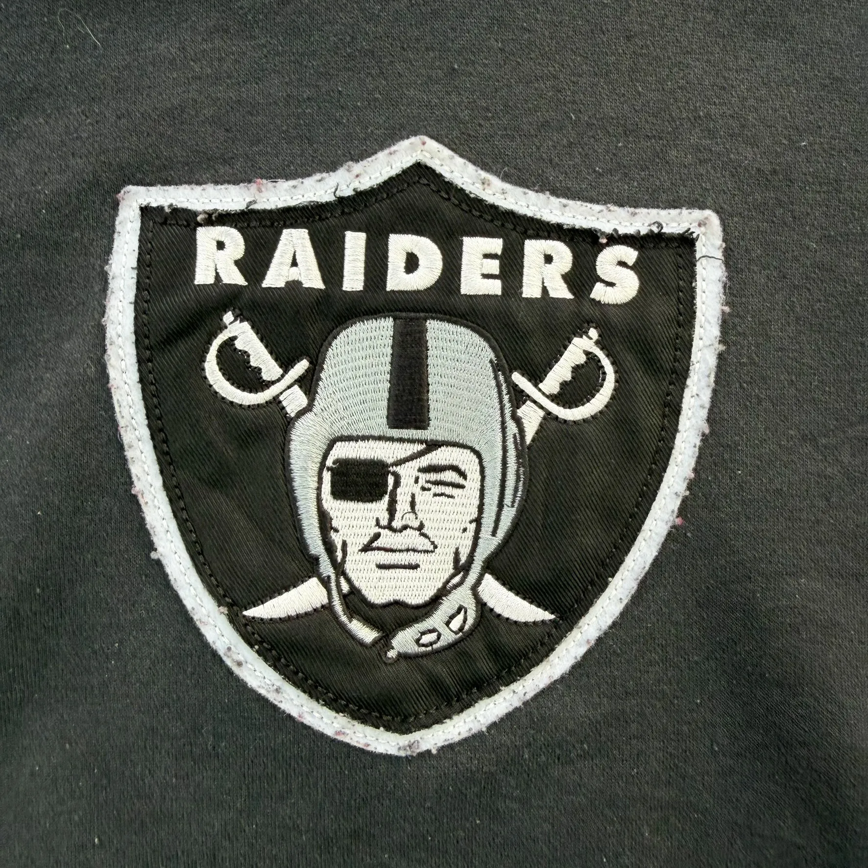 J- Vintage Oakland Raiders NFL Embroidered Logo Hoodie - XL sold by HG Vintage product image thumbnail 2