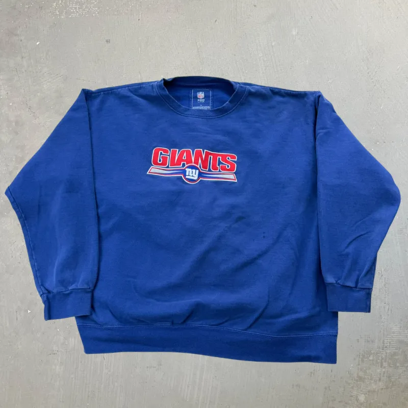 J- Vintage New York Giants NFL Pro Line Embroidered Text Crewneck - XL sold by HG Vintage