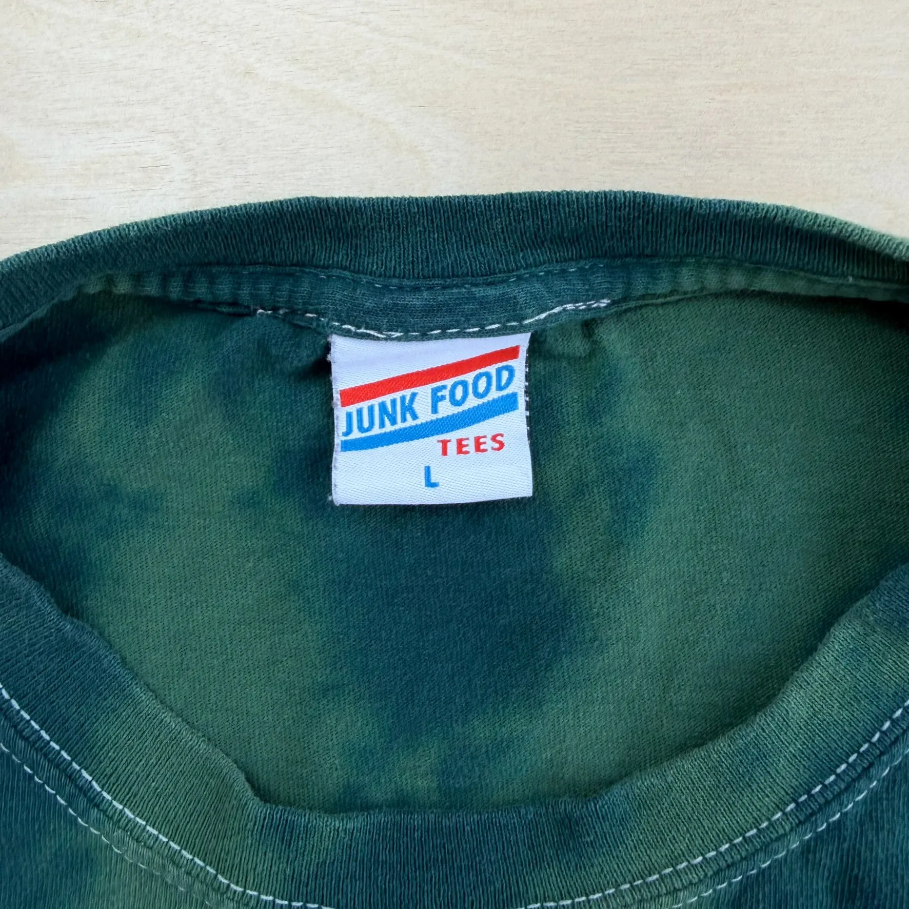 J- Green Bay Packers NFL Text Tie Dye Tee - L sold by HG Vintage product image thumbnail 3