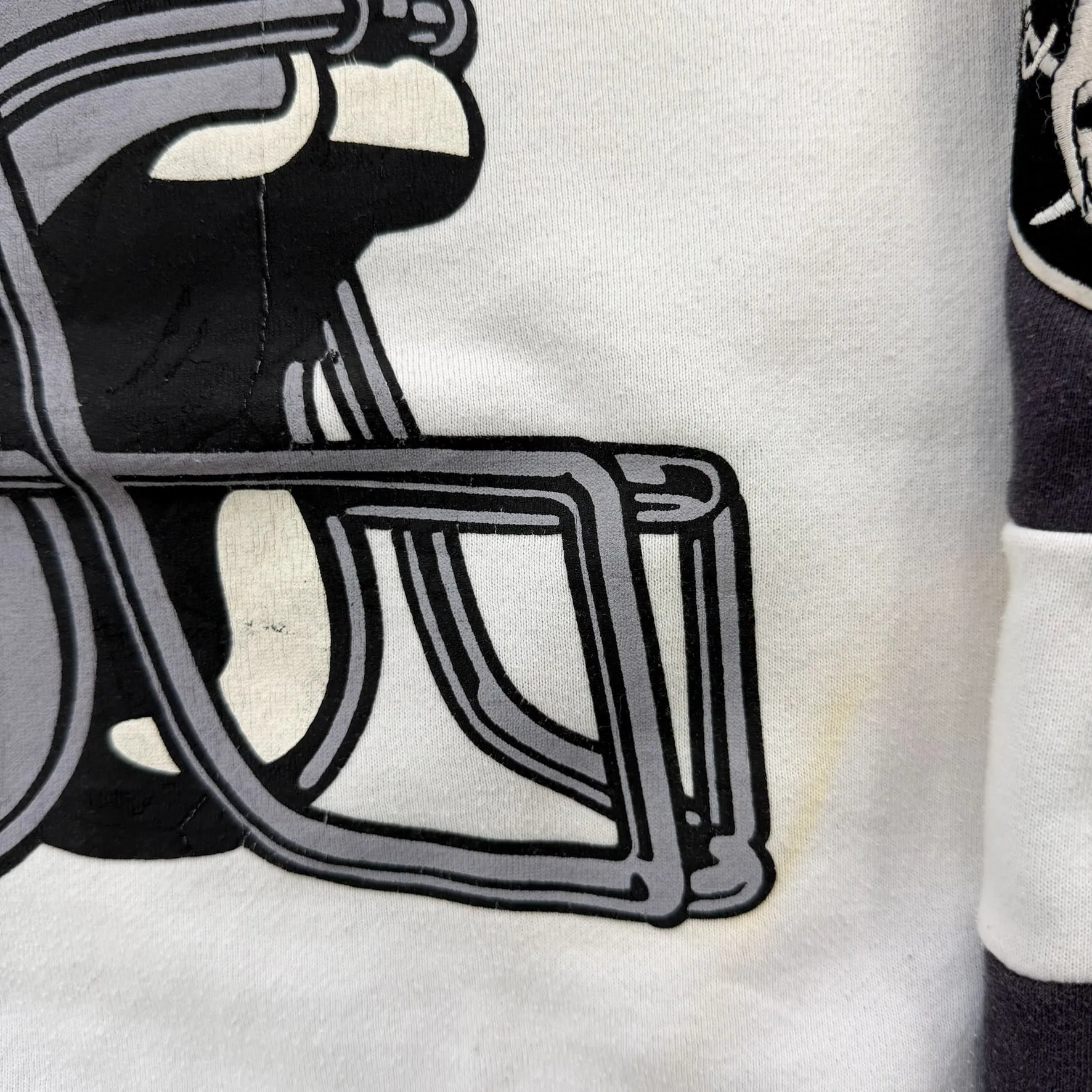 J- Vintage Los Angeles Raiders NFL Champion Embroidered Logo & Text Crewneck - M sold by HG Vintage product image thumbnail 5