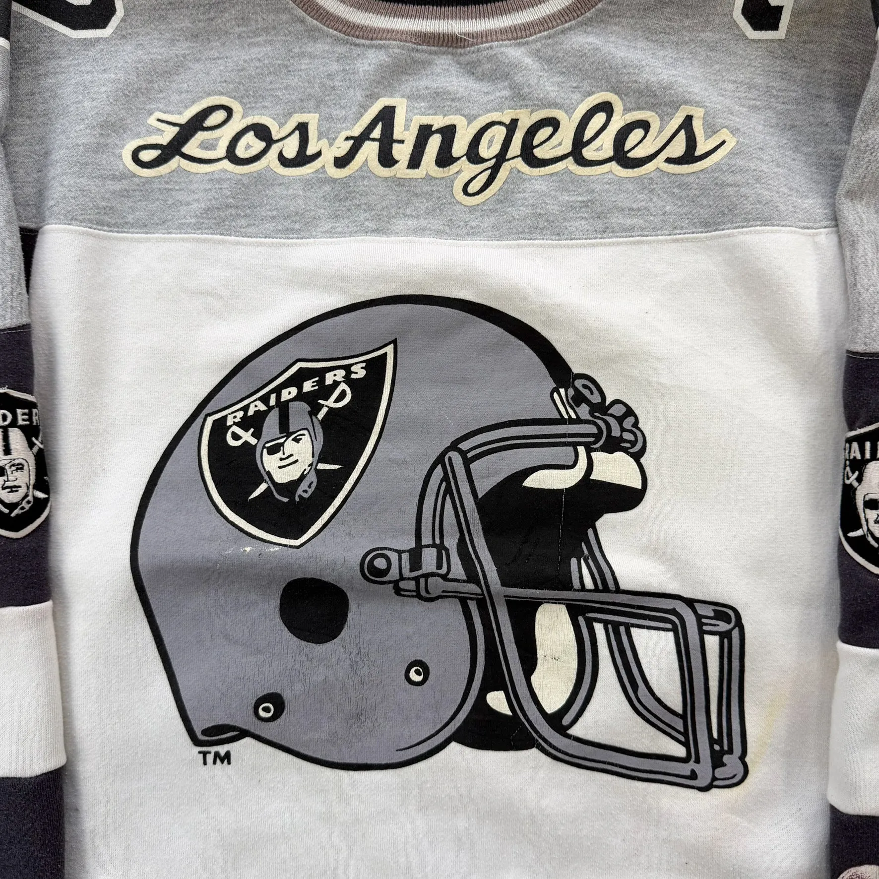 J- Vintage Los Angeles Raiders NFL Champion Embroidered Logo & Text Crewneck - M sold by HG Vintage product image thumbnail 4