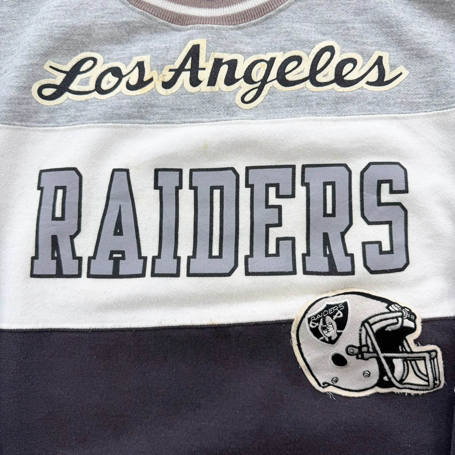 J- Vintage Los Angeles Raiders NFL Champion Embroidered Logo & Text Crewneck - M sold by HG Vintage product image thumbnail 2