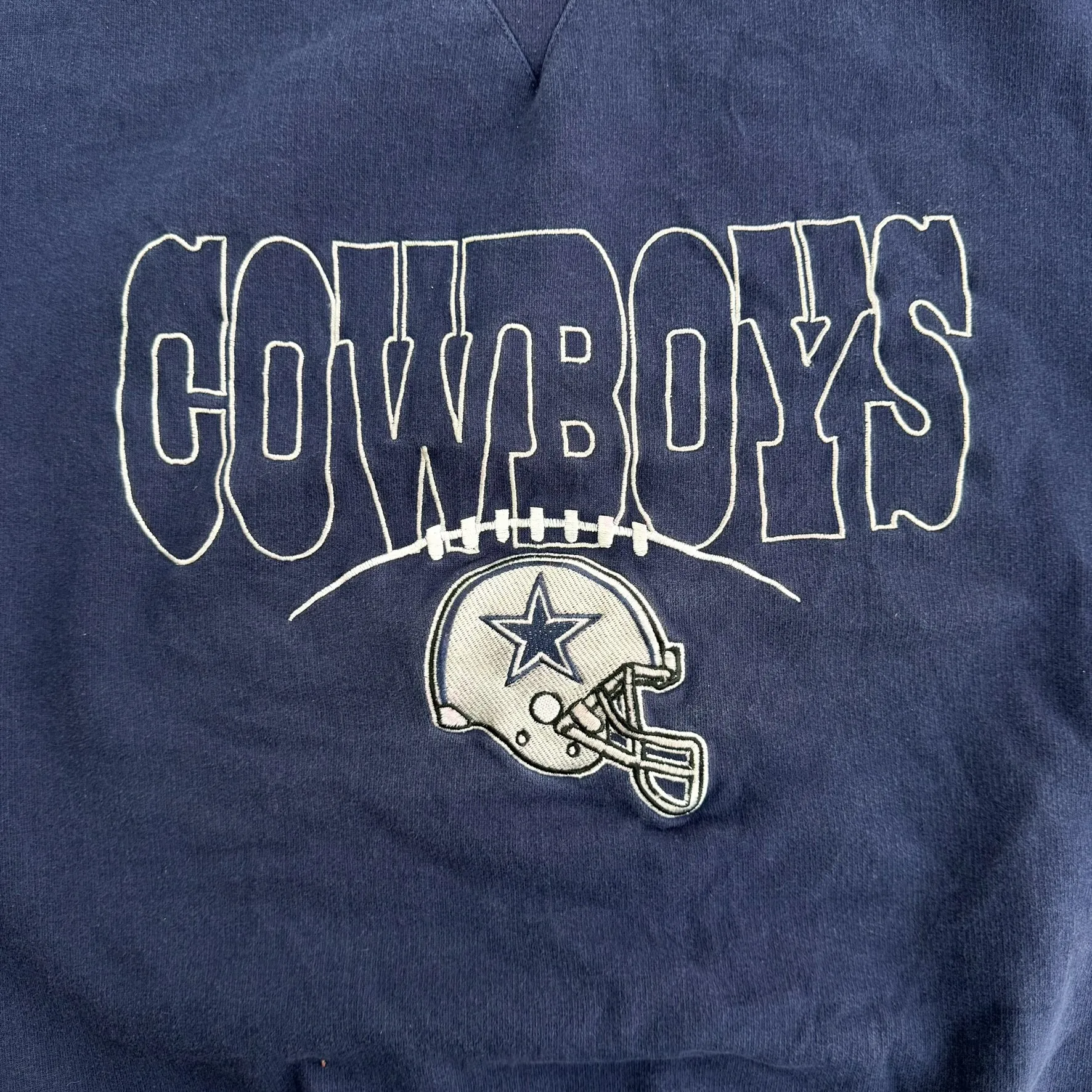 J- Vintage Dallas Cowboys NFL Embroidered Text Crewneck - 2XL sold by HG Vintage product image thumbnail 2