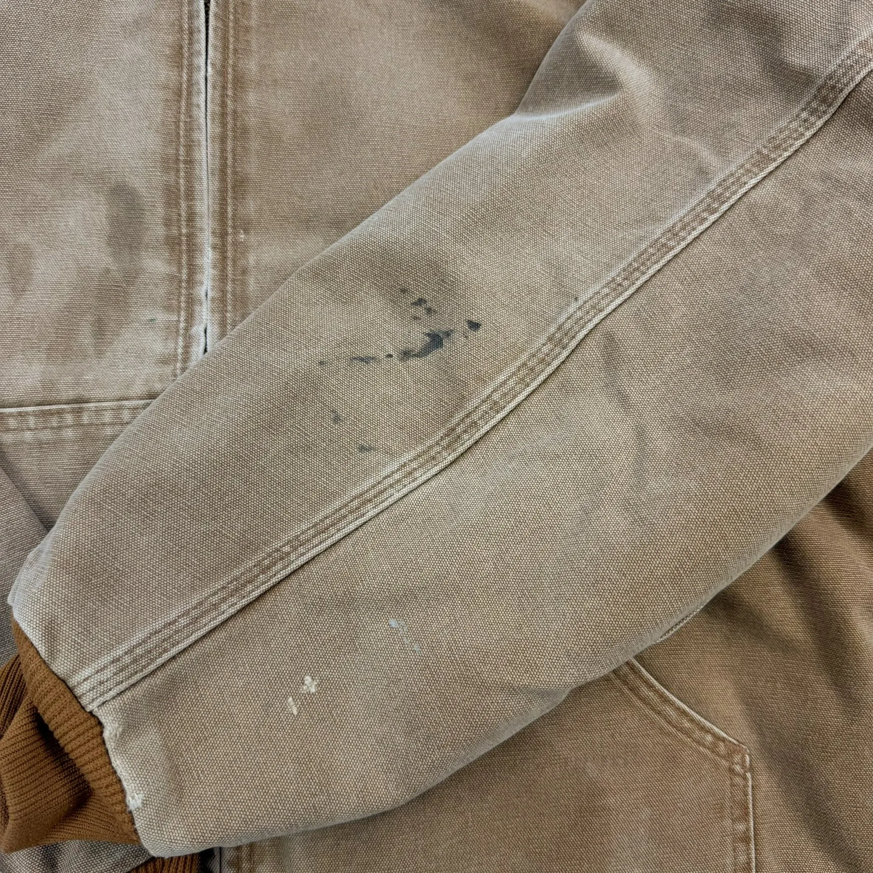 F- Vintage Carhartt Brown Hooded Active Work Jacket - L Tall sold by HG Vintage product image thumbnail 5