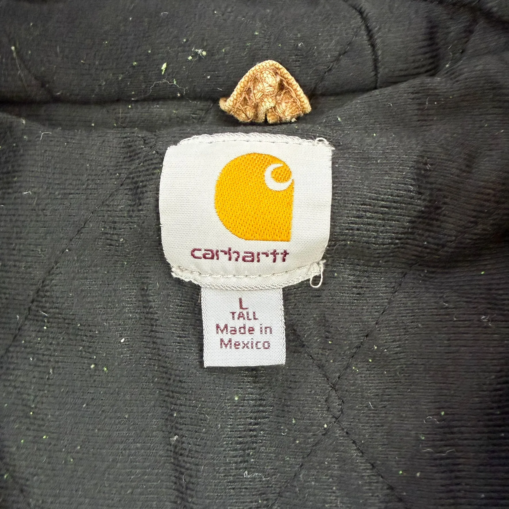 F- Vintage Carhartt Brown Hooded Active Work Jacket - L Tall sold by HG Vintage product image thumbnail 3