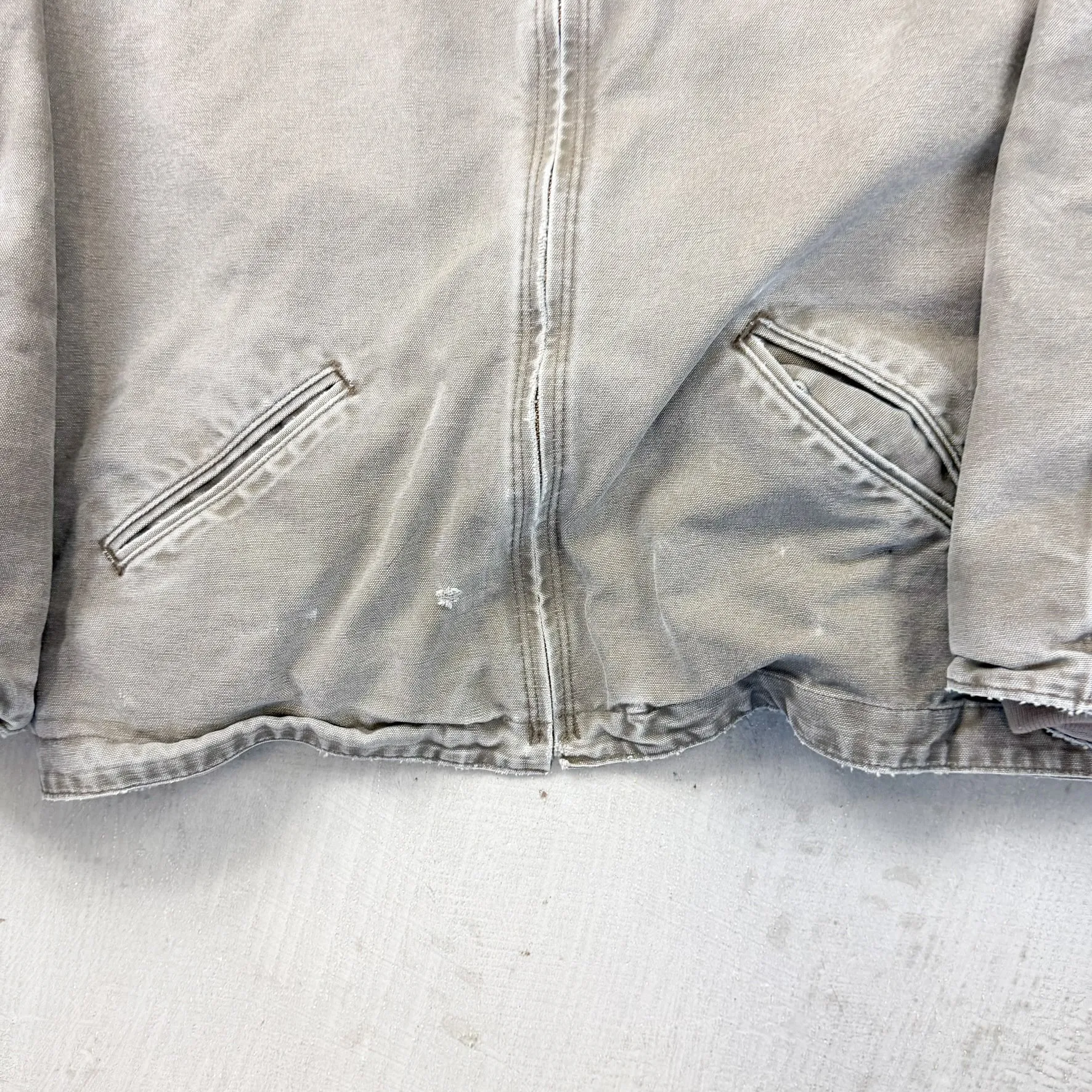 F- Vintage Carhartt Sherpa Lined Light Brown Hooded Work Jacket - 2XL sold by HG Vintage product image thumbnail 4