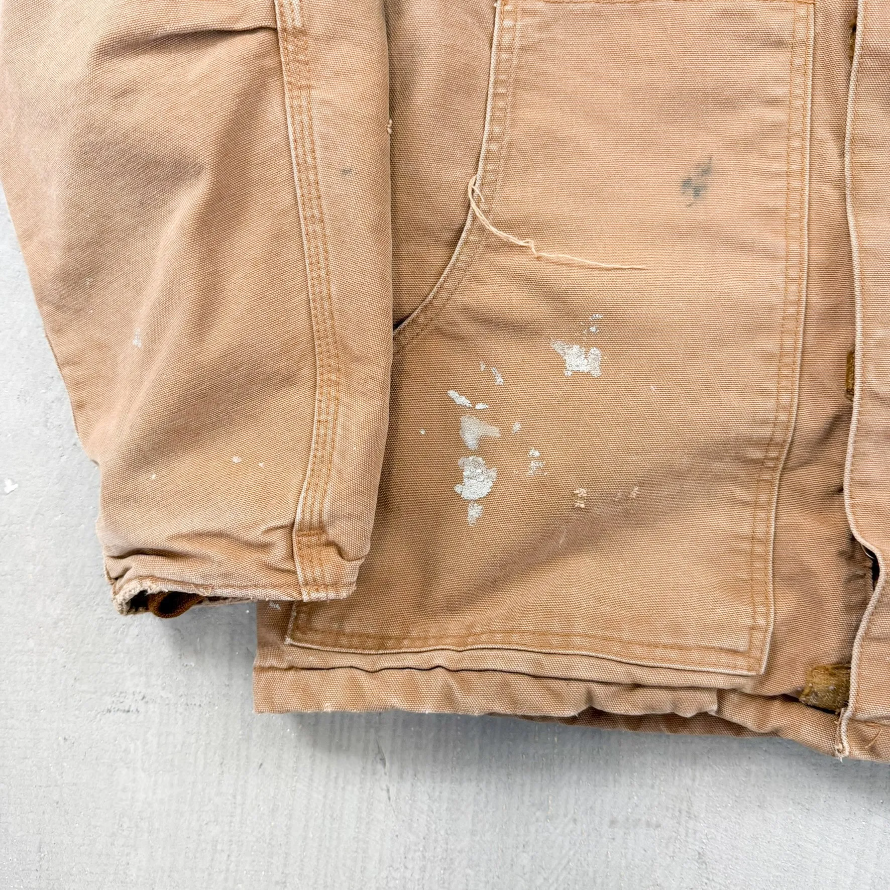 F- Vintage Carhartt Quilt Lined Brown Fire Resistant Work Jacket - L sold by HG Vintage product image thumbnail 4