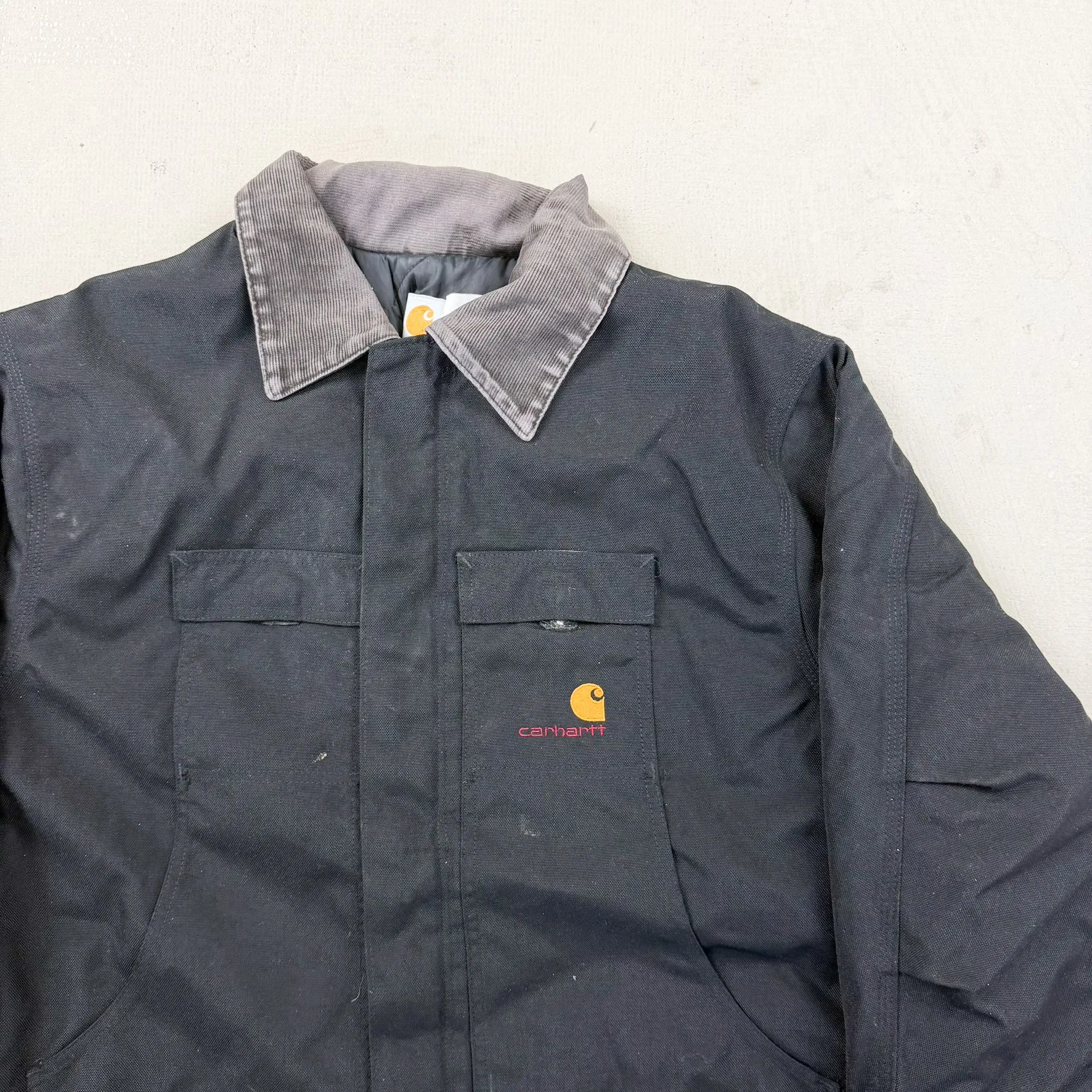F- Vintage Carhartt Quilt Lined Black Workwear Winter Jacket - 2XL sold by HG Vintage product image thumbnail 2