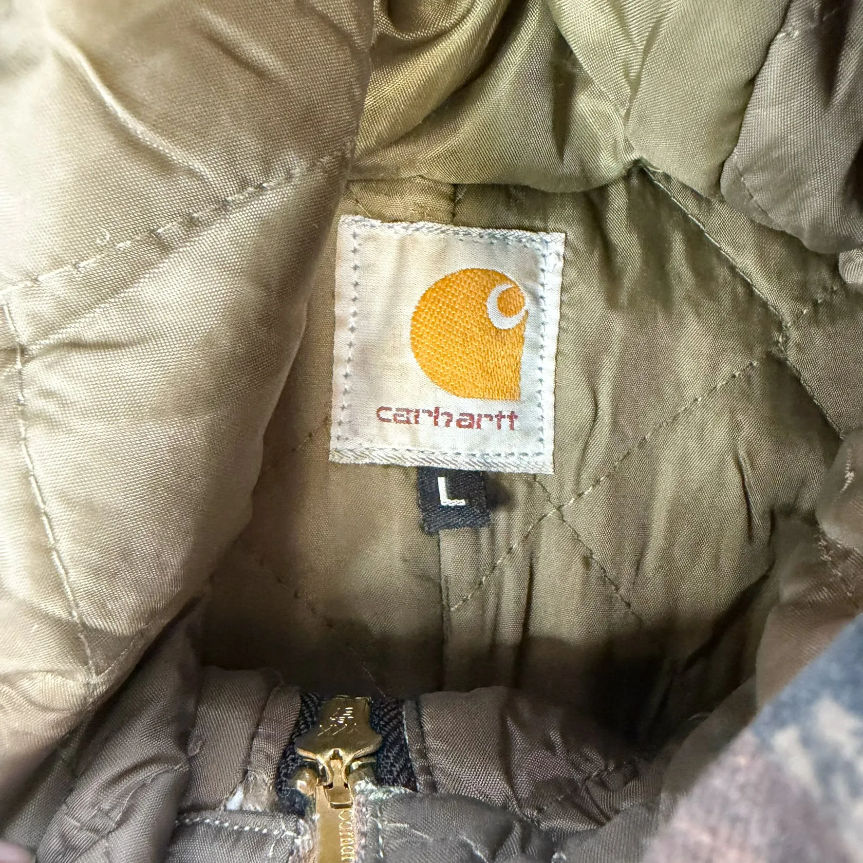 J- Carhartt Reworked Real Tree Camo Hooded Jacket - L sold by HG Vintage product image thumbnail 5