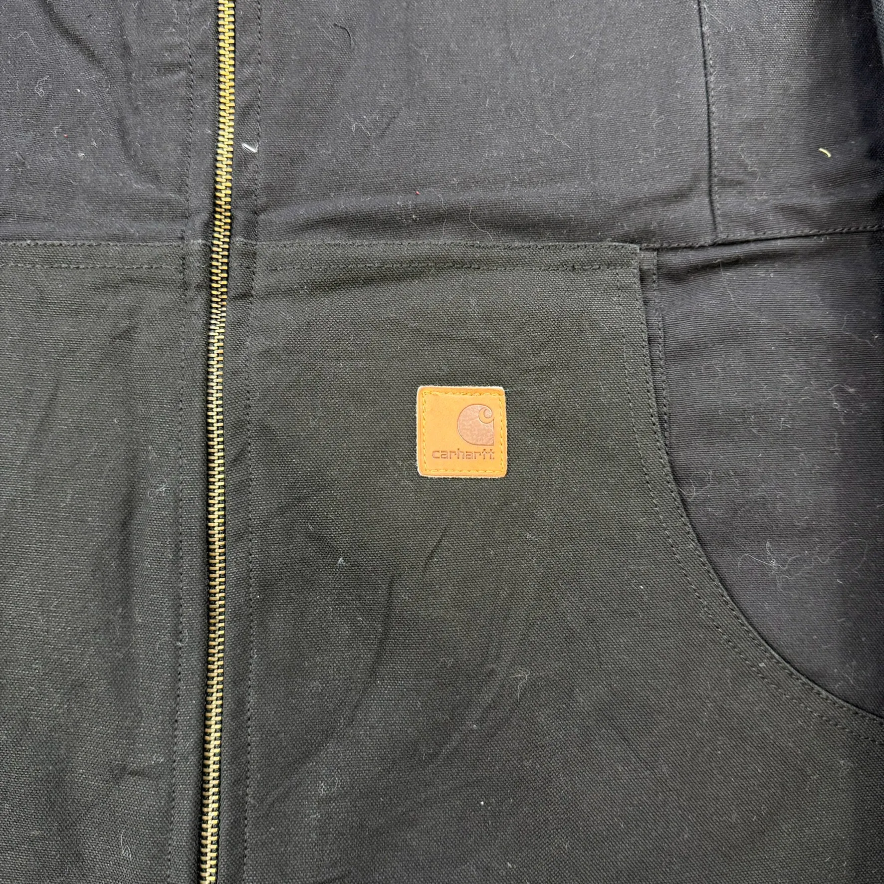 J- Carhartt Reworked Black Collared Jacket - L sold by HG Vintage product image thumbnail 4