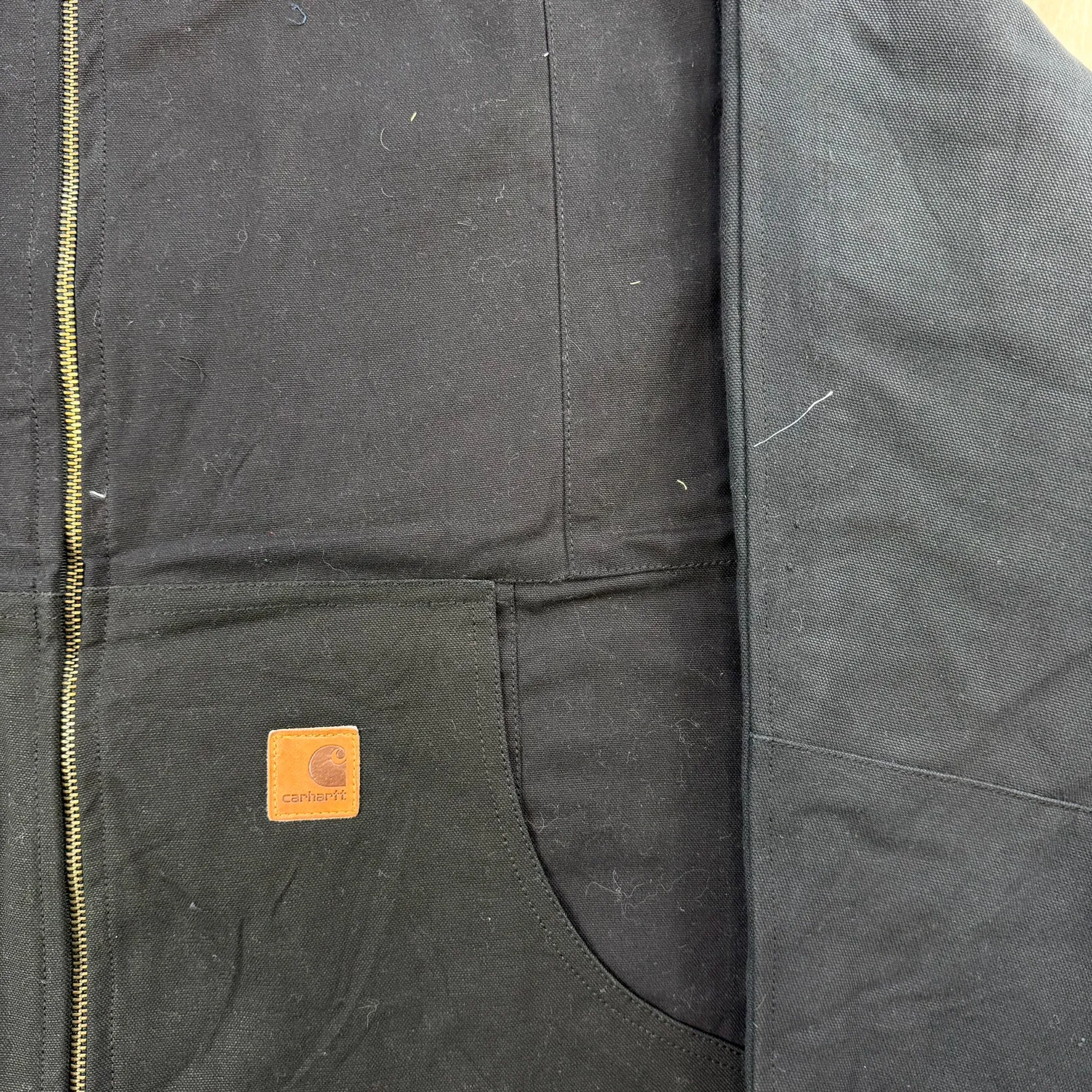 J- Carhartt Reworked Black Collared Jacket - L sold by HG Vintage product image thumbnail 5