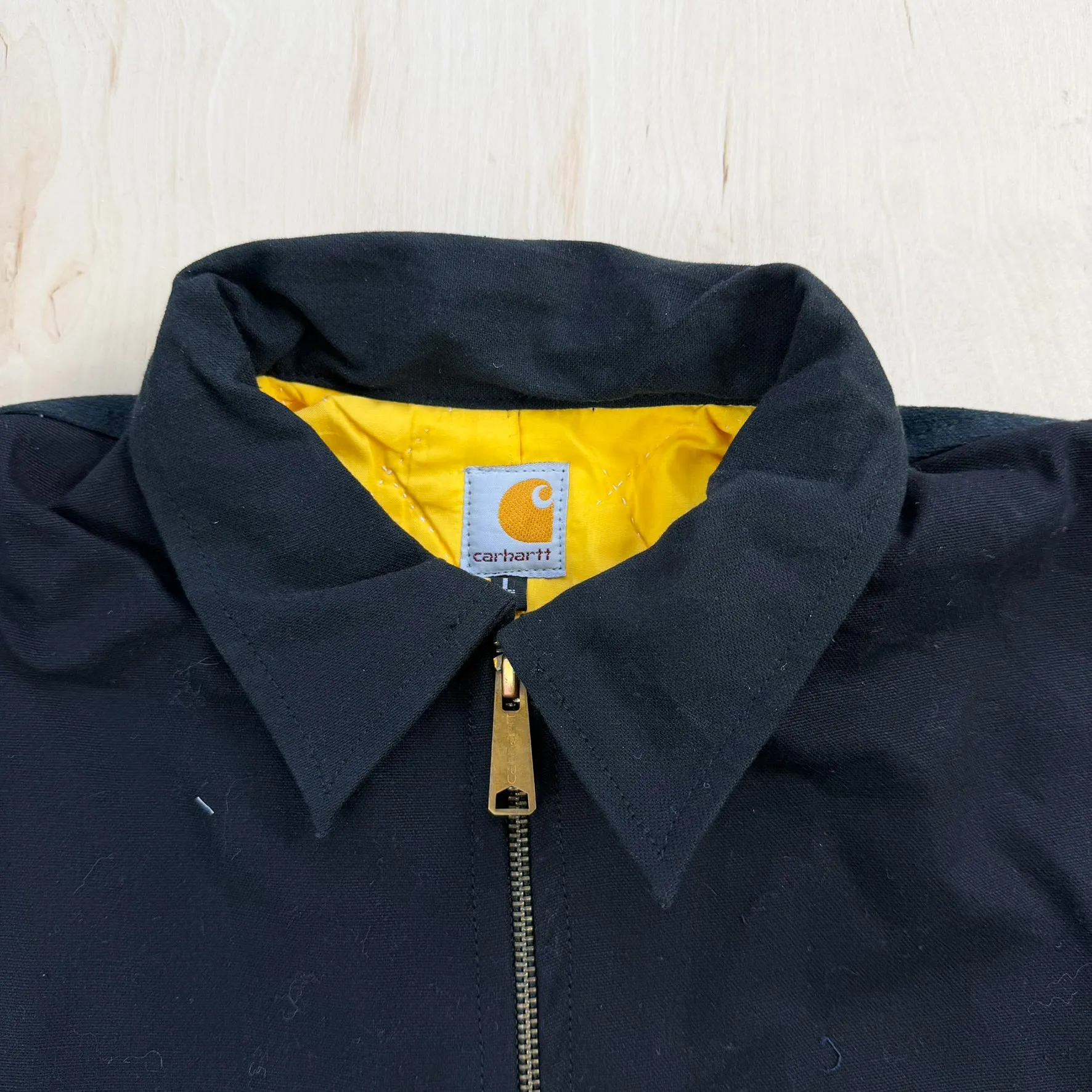 J- Carhartt Reworked Black Collared Jacket - L sold by HG Vintage product image thumbnail 2