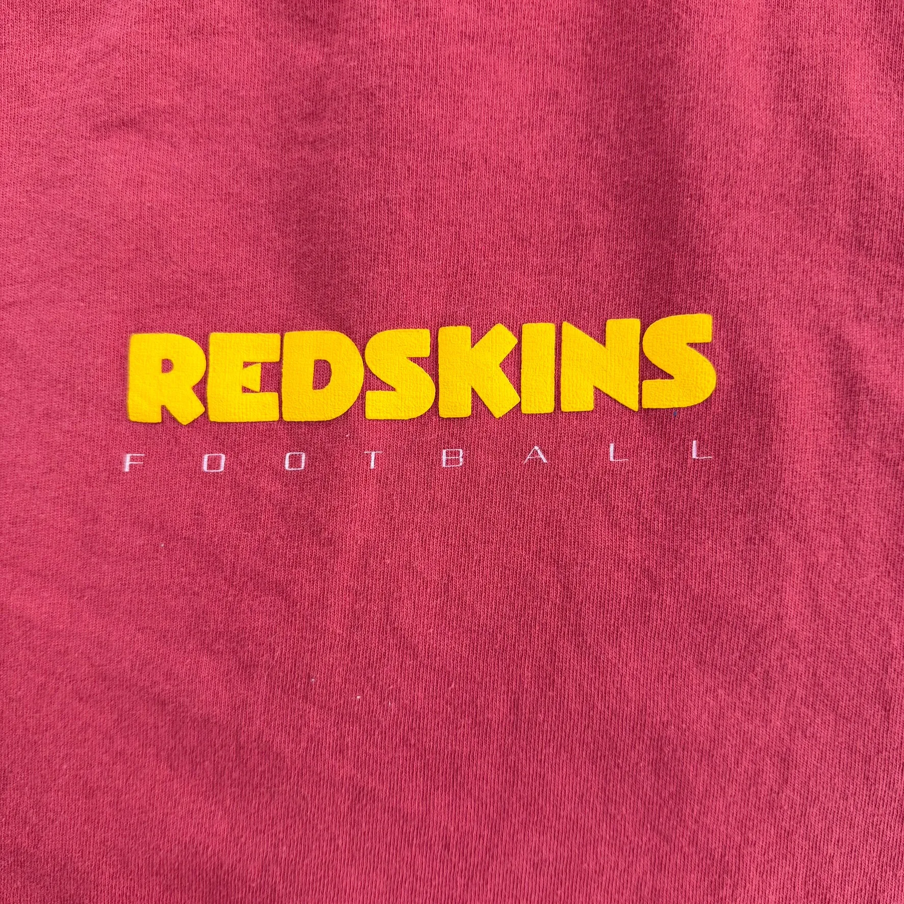 J- Vintage Washington Commanders NFL Reebok Text Tee- 2XL sold by HG Vintage product image thumbnail 2