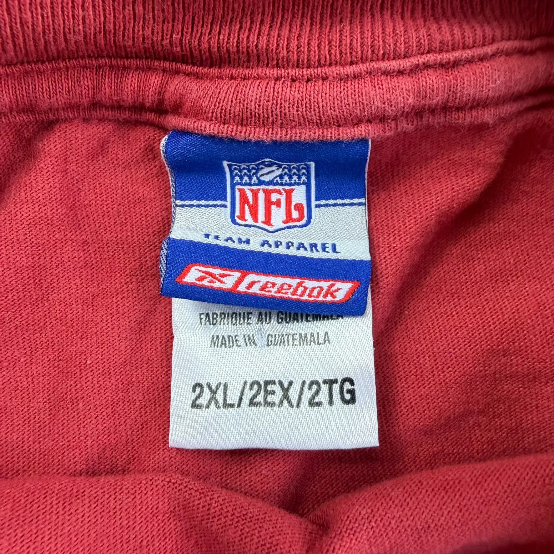 J- Vintage Washington Commanders NFL Reebok Text Tee- 2XL sold by HG Vintage product image thumbnail 3
