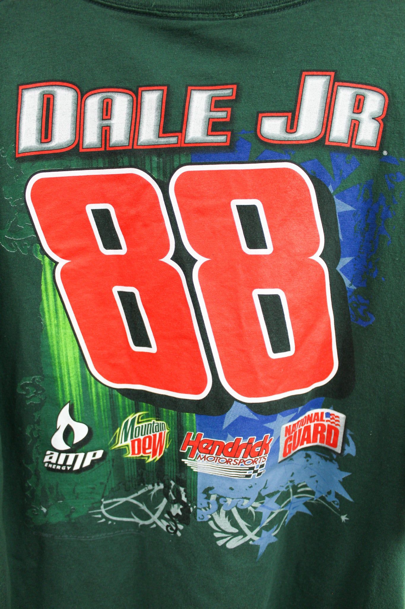 Nascar 2007 Dale Jr Mountain Dew & National Guard Tee sold by HG Vintage product image thumbnail 4