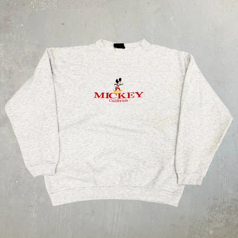J- Vintage Disney Mickey California Embroidered Crewneck - M sold by HG Vintage