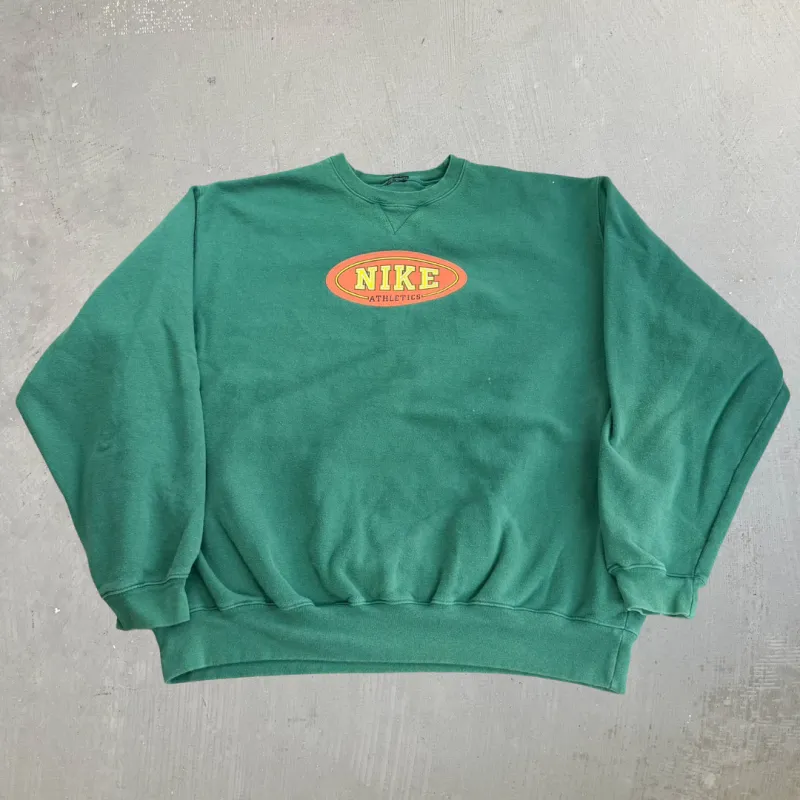 J- Vintage Nike Athletics Text Crewneck - XL sold by HG Vintage