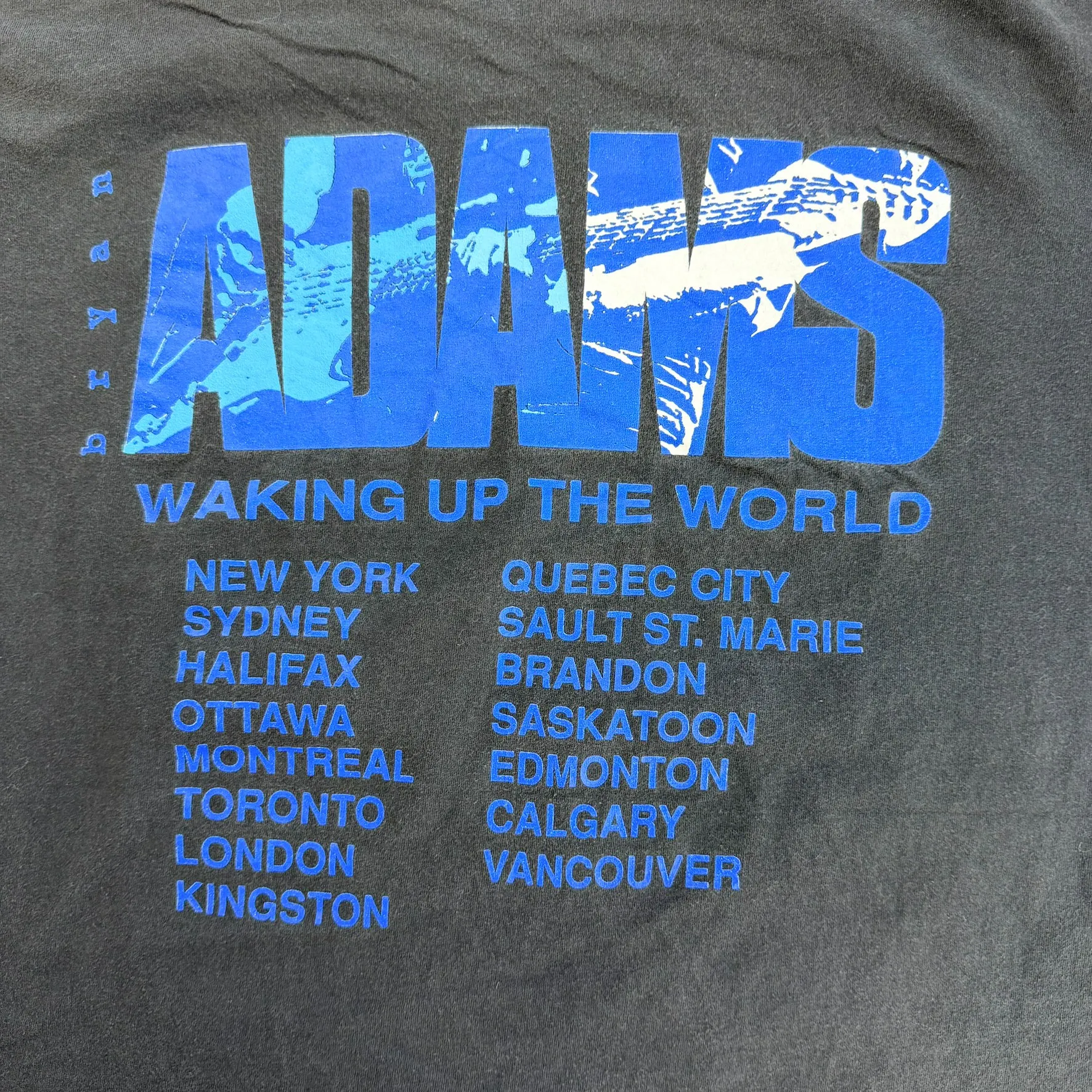 J- Vintage '91 Bryan Adams Waking Up The World Tour Made In USA Single Stitch Tee - XL sold by HG Vintage product image thumbnail 4