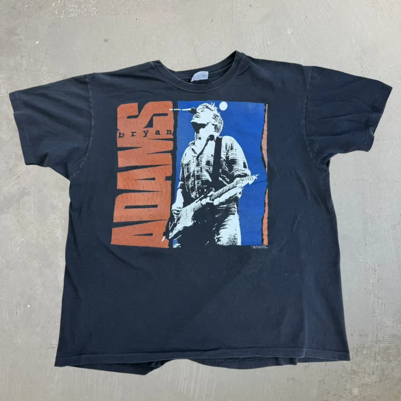J- Vintage '91 Bryan Adams Waking Up The World Tour Made In USA Single Stitch Tee - XL sold by HG Vintage