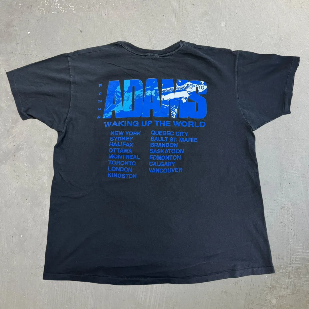 J- Vintage '91 Bryan Adams Waking Up The World Tour Made In USA Single Stitch Tee - XL sold by HG Vintage product image thumbnail 3