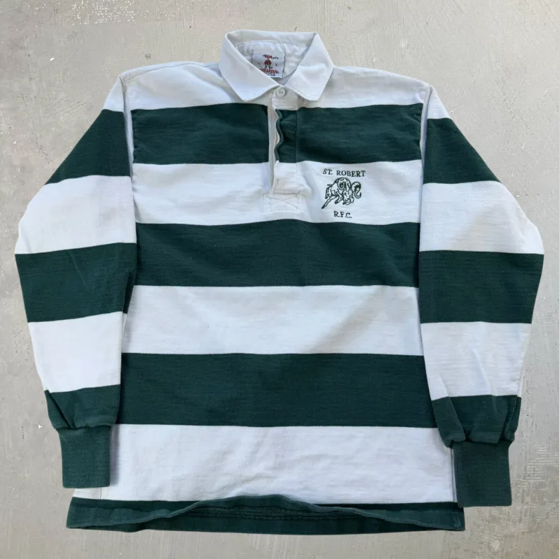 J- Vintage St Robert RFC Barbarian Tag Rugby Shirt - L sold by HG Vintage