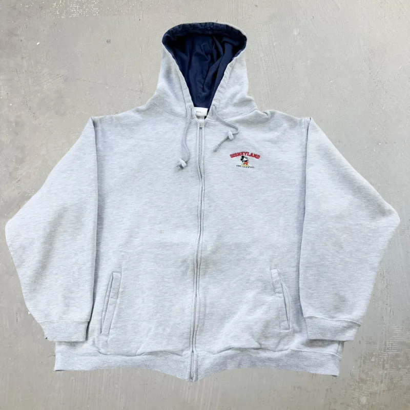 J- Vintage Disney Disneyland Original Zip Up Hoodie - XL sold by HG Vintage
