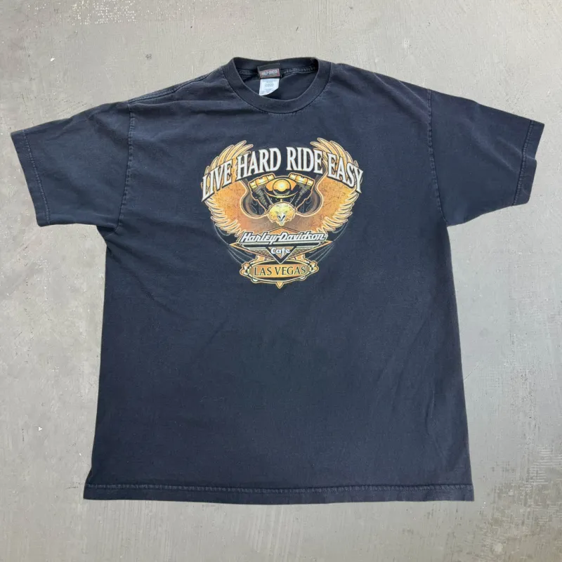 J- Vintage Harley Davidson Cafe Las Vegas Tee - XL sold by HG Vintage