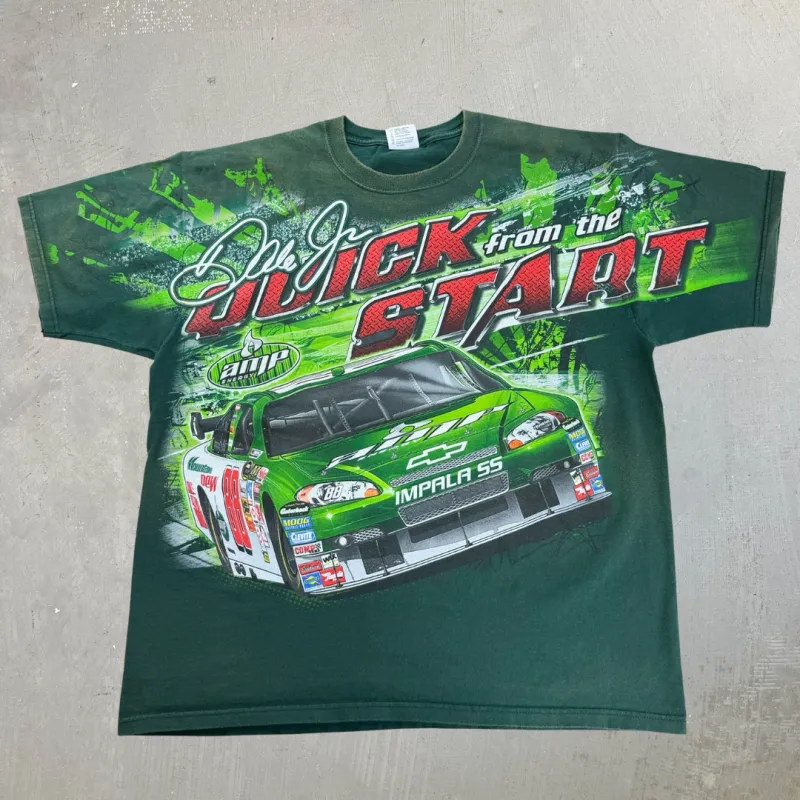 J- Vintage Nascar Dale Earnhardt Jr AMP Jumbo Print Tee - XL sold by HG Vintage