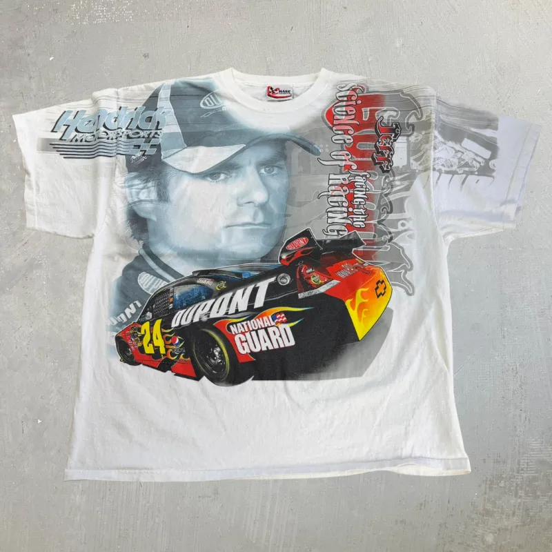 J- Vintage '10 Nascar Jeff Gordon Jumbo Print Car & Picture Tee - 2XL sold by HG Vintage