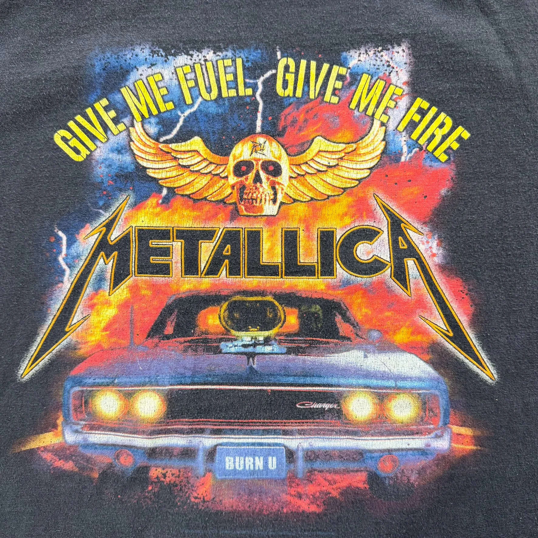 J- Vintage '05 Metallica Give Me Fuel Car Tee - M sold by HG Vintage product image thumbnail 2