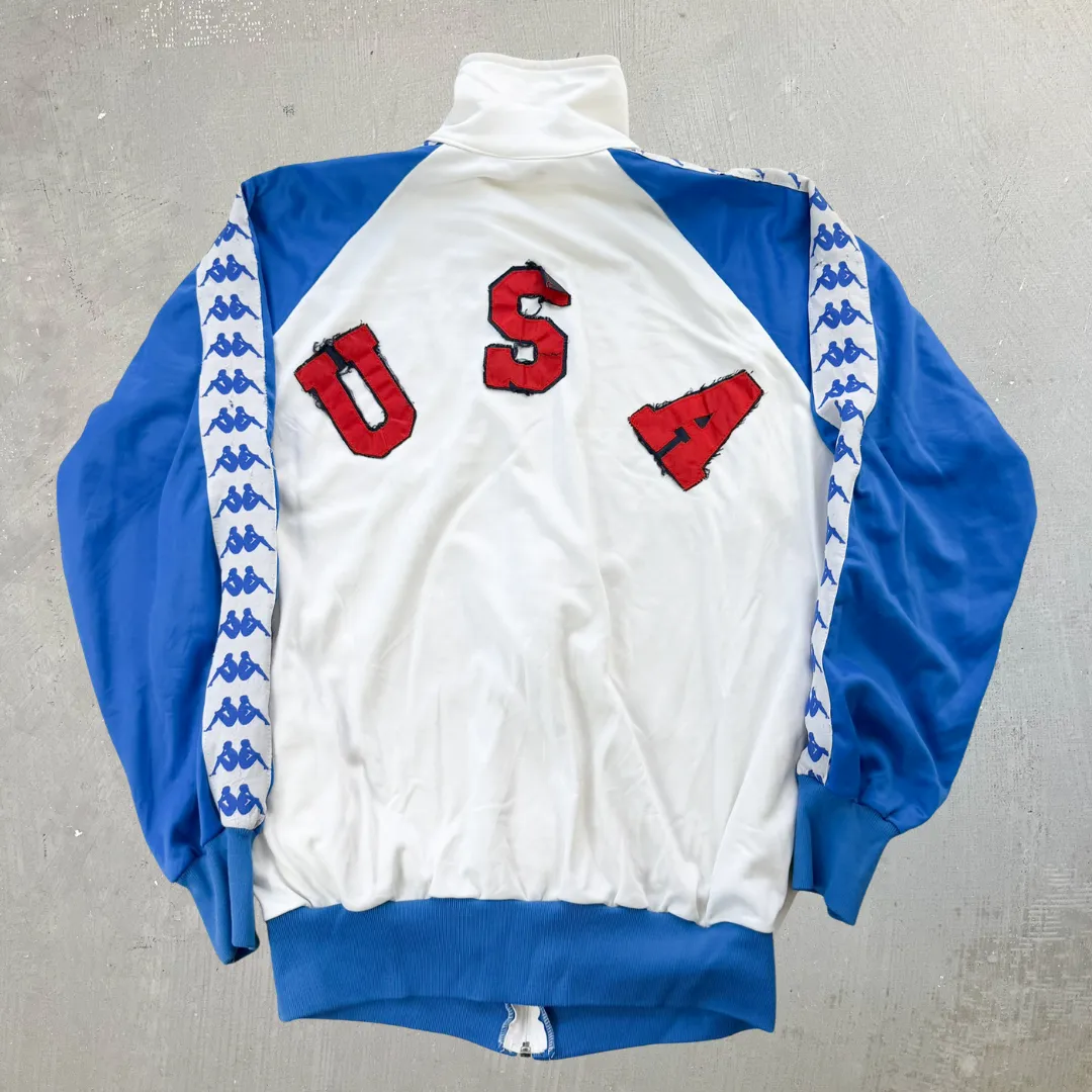 J- Vintage Kapp USA Athletic Congress Zip Up Track Jacket Jacket - L sold by HG Vintage product image thumbnail 4