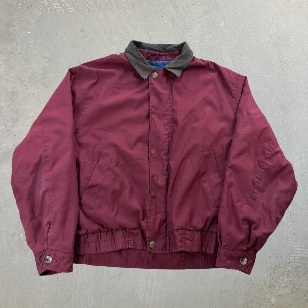 J- Vintage Eddie Bauer Quilt Lined Zip Up Jacket - L sold by HG Vintage