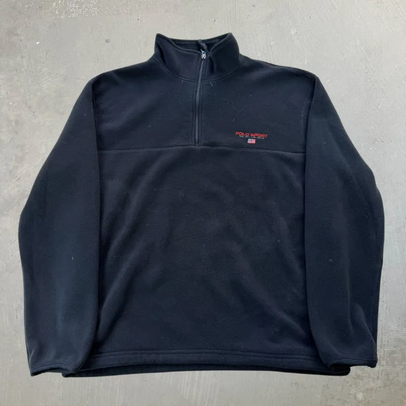 J- Vintage Polo Sport Ralph Lauren Quarter Zip Polar Fleece - L made by HG Vintage