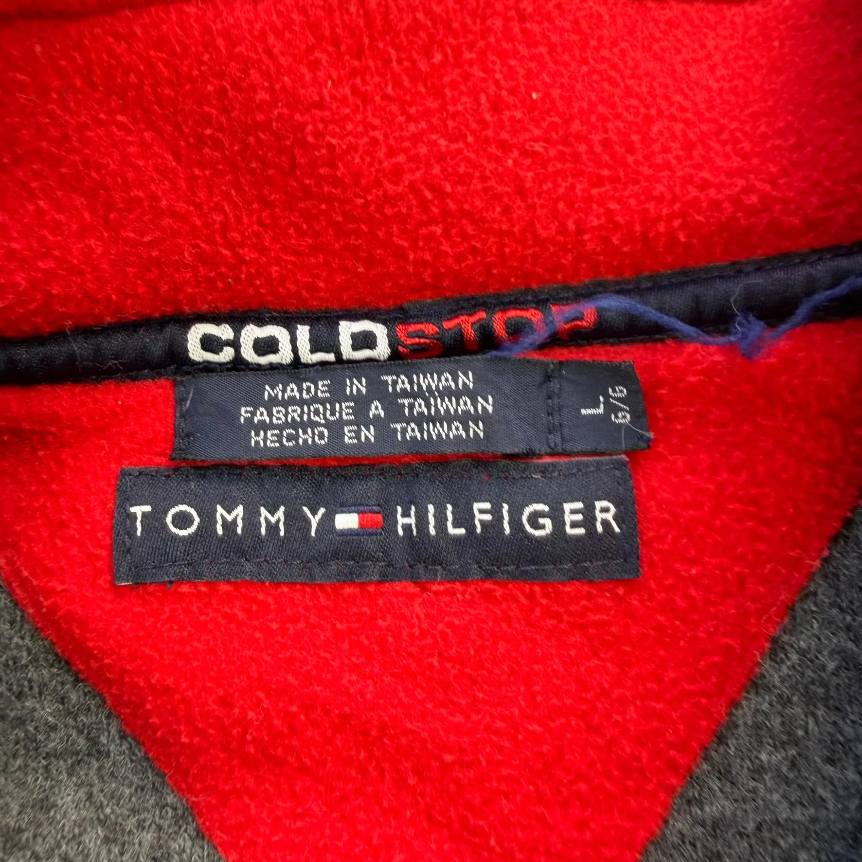 J- Vintage Tommy Hilfiger Cold Stop Quarter Zip Sherpa Polar Fleece - L sold by HG Vintage product image thumbnail 3