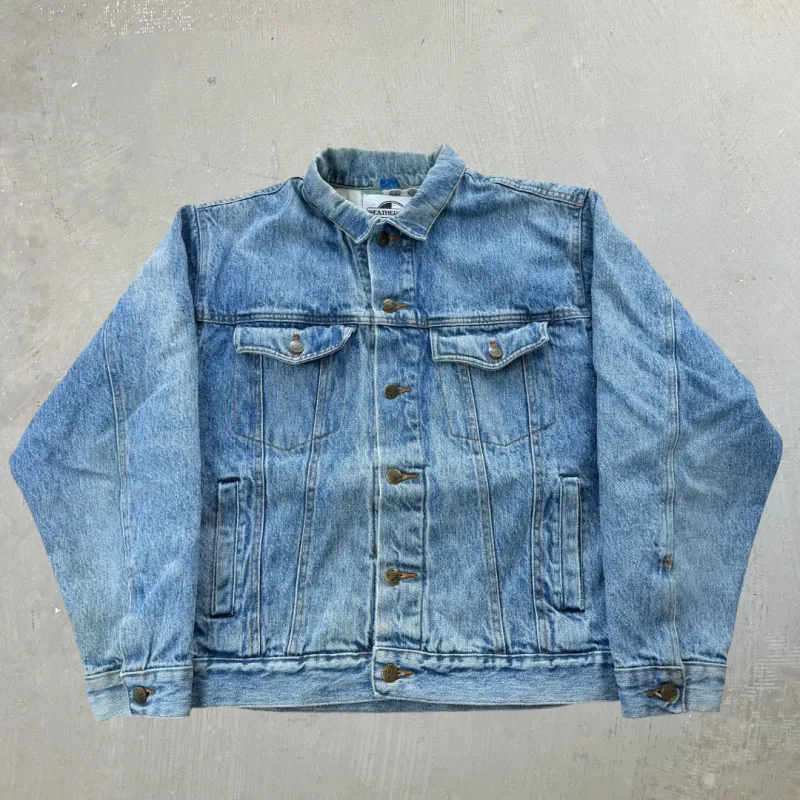 J- Vintage Weathermate Flannel Lined Denim Jacket - 44 R sold by HG Vintage
