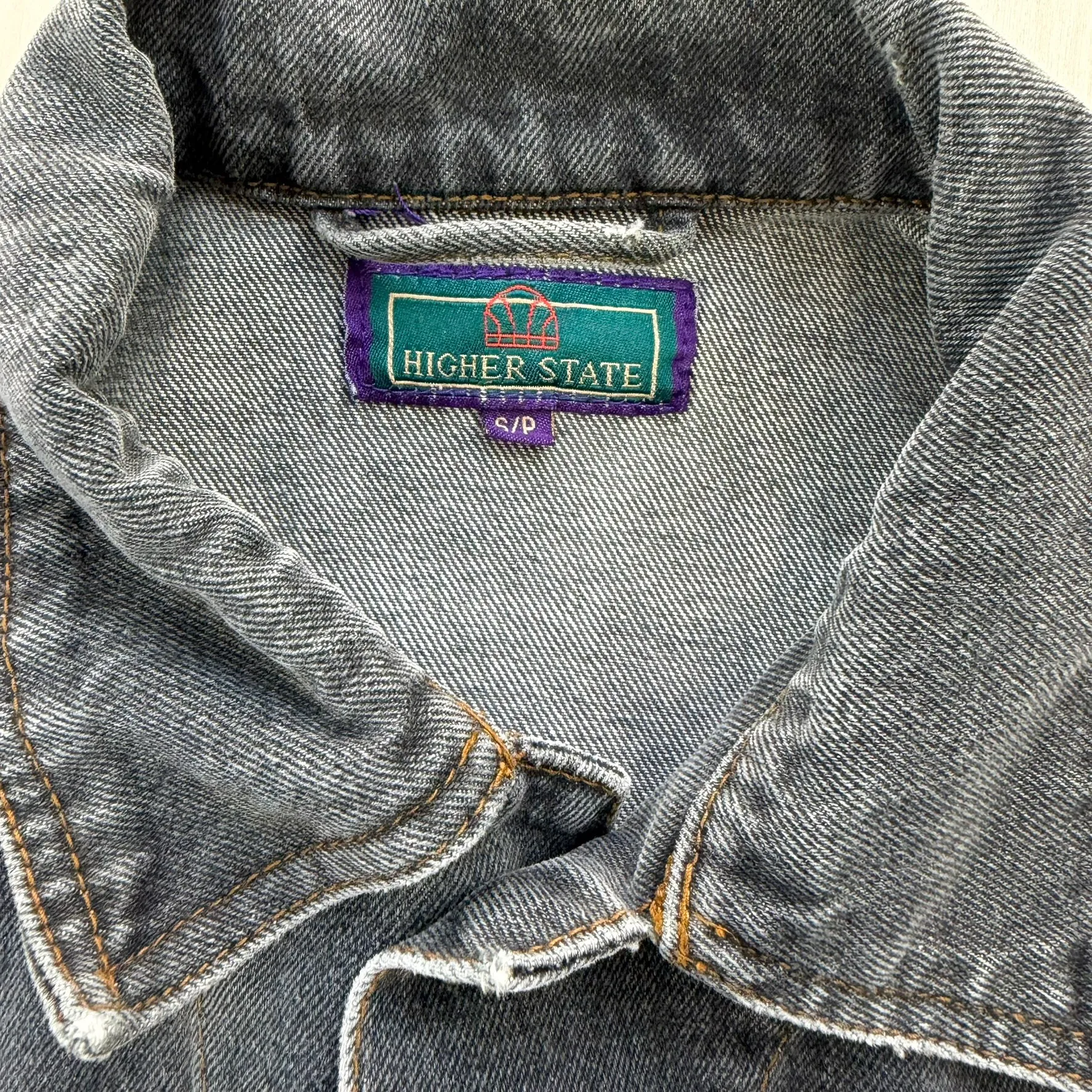 J- Vintage Higher State Authentic Black Denim Jacket - S sold by HG Vintage product image thumbnail 3