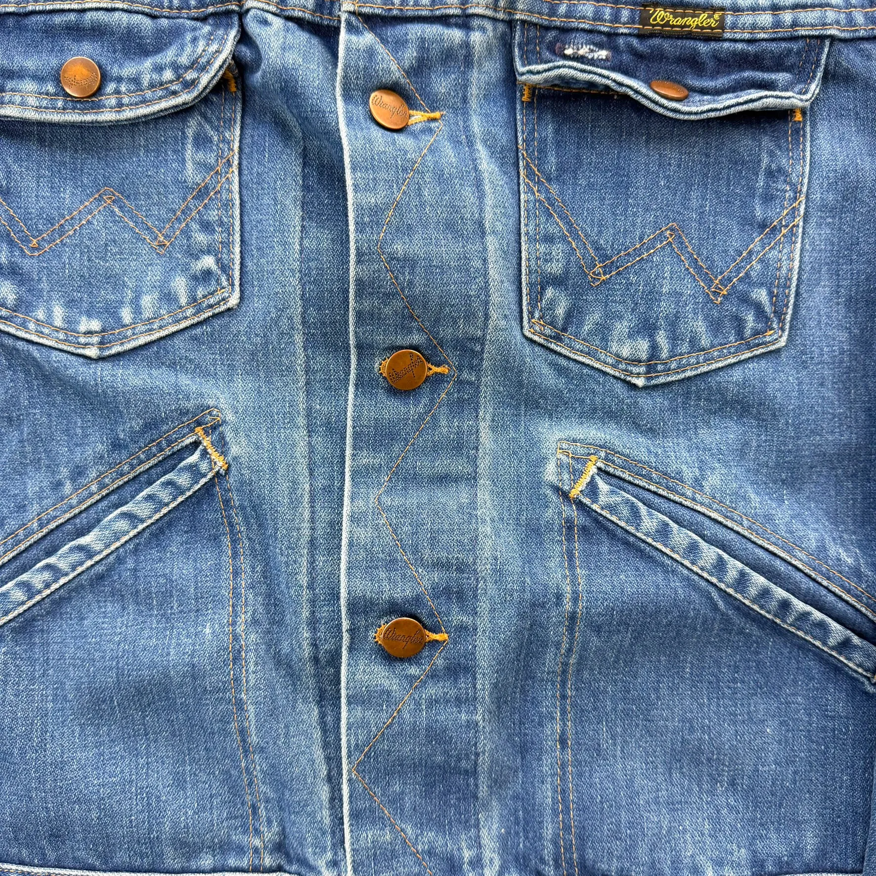 J- Vintage Wrangler No Fault Denim Made In USA Denim Jacket - S sold by HG Vintage product image thumbnail 2